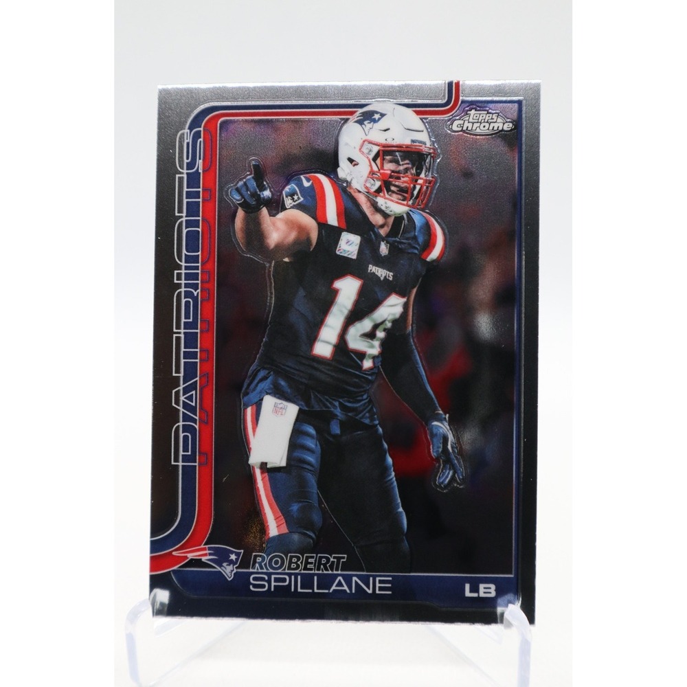 2025 Topps Chrome Football Base #181 Robert Spillane Patriots